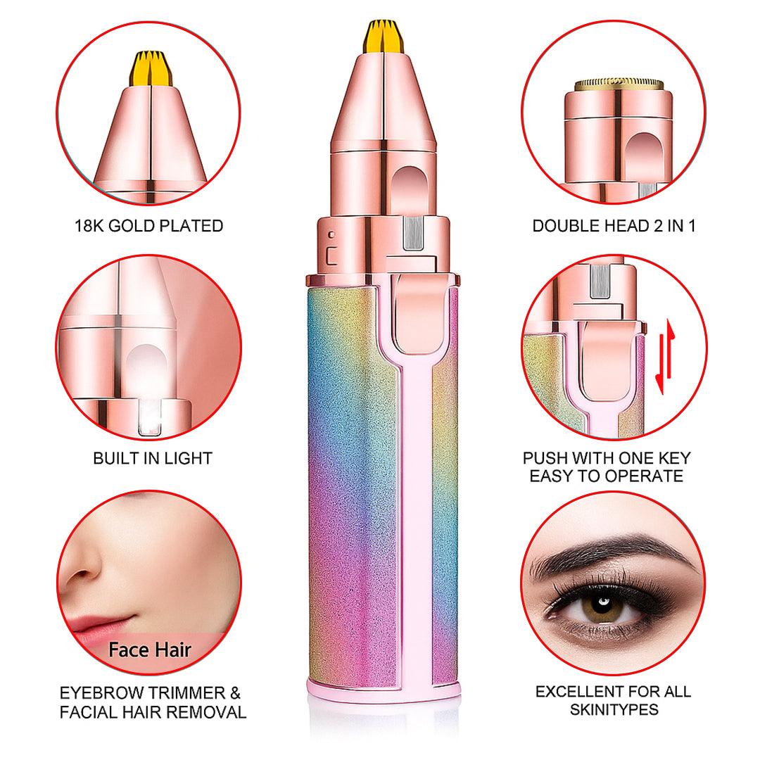 2 In 1 New Facial Hair Remover Trimmer