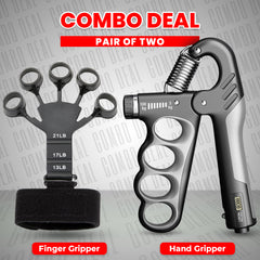 HandFit Strengthener With Counter Combo Deal - 5kg to 100 Weight
