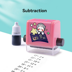 Math Number Roller Stamp - Rolling Stamp